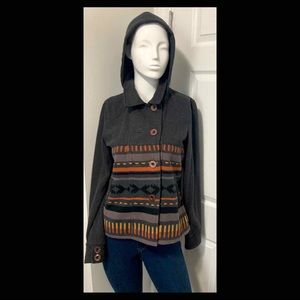 O'Neil Women's Gray Aztec Jacket M